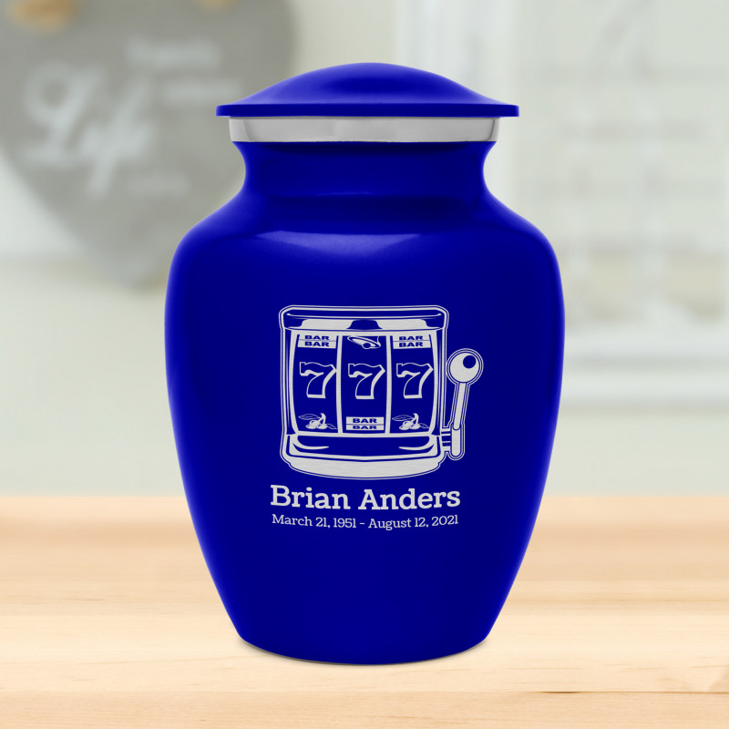 Slot Machine Sharing Urn - Midnight Blue