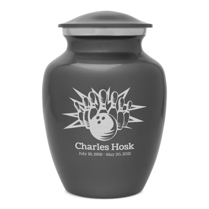 Bowling Sharing Urn - Gunmetal Gray