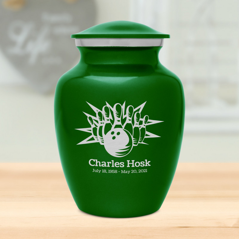 Bowling Sharing Urn - Shamrock Green