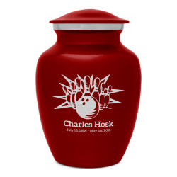 Bowling Sharing Urn - Ruby Red