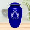 Revolver Pistol Cremation Urn - Midnight Blue