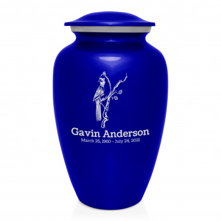 Cardinal Cremation Urn - Midnight Blue