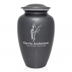 Cardinal Cremation Urn - Gunmetal Gray