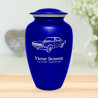 Seventies Muscle Car Cremation Urn - Midnight Blue
