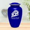 Cheese Cremation Urn - Midnight Blue
