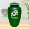 Cheese Cremation Urn - Shamrock Green