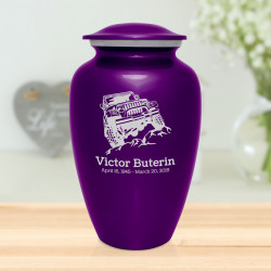 Offroad Truck Cremation Urn - Purple Luster
