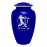 Baseball Cremation Urn - Midnight Blue