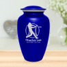 Baseball Cremation Urn - Midnight Blue