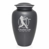 Baseball Cremation Urn - Gunmetal Gray