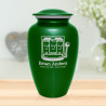 Slot Machine Cremation Urn - Shamrock Green