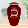 Slot Machine Cremation Urn - Ruby Red