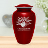 Bowling Cremation Urn - Ruby Red