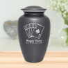 Playing Cards Cremation Urn - Gunmetal Gray