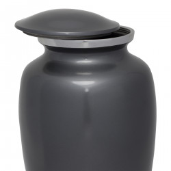 Cowboy Boots Cremation Urn - Gunmetal Gray