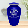 His Grace Is Enough Cremation Urn - Midnight Blue