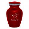Peace Dove Keepsake Urn - Ruby Red