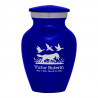 Duck Hunting Dog Keepsake Urn - Midnight Blue