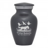 Duck Hunting Dog Keepsake Urn - Gunmetal Gray
