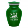 Duck Hunting Dog Keepsake Urn - Shamrock Green