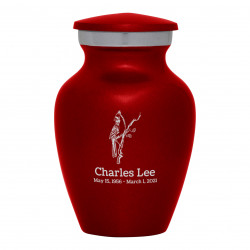 Cardinal Keepsake Urn - Ruby Red