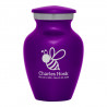 Bee Keepsake Urn - Purple Luster