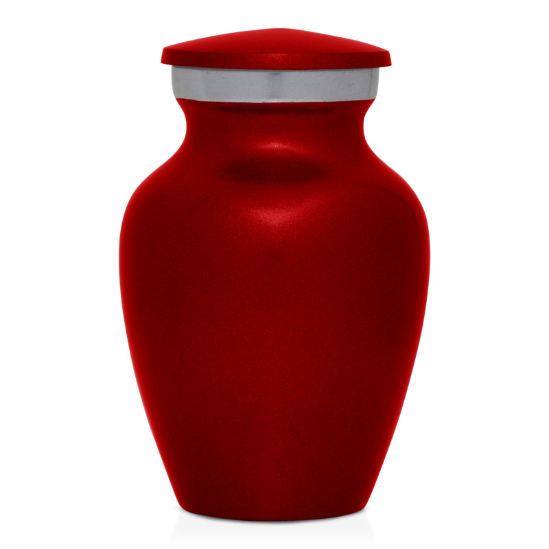 It's Awfully Dark In Here Keepsake Urn - Ruby Red