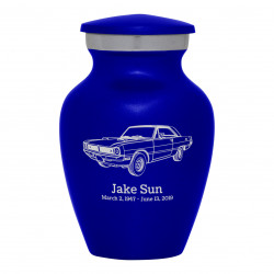 Seventies Muscle Car Keepsake Urn - Midnight Blue