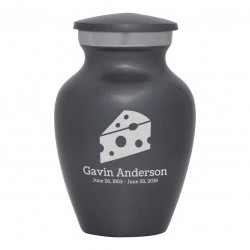 Cheese Keepsake Urn - Gunmetal Gray