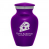 Cheese Keepsake Urn - Purple Luster