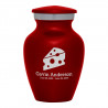 Cheese Keepsake Urn - Ruby Red