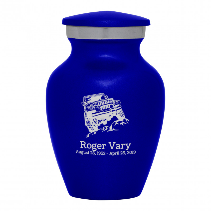 Offroad Truck Keepsake Urn - Midnight Blue