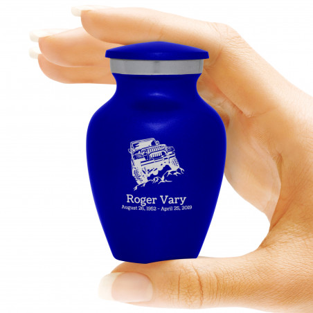 Offroad Truck Keepsake Urn - Midnight Blue