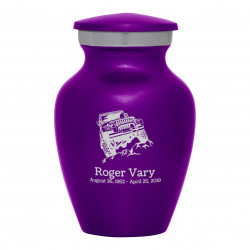 Offroad Truck Keepsake Urn - Purple Luster