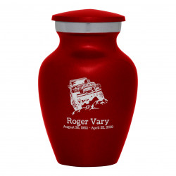 Offroad Truck Keepsake Urn - Ruby Red