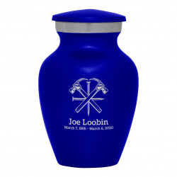 Woodworking Keepsake Urn - Midnight Blue