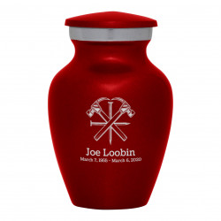 Woodworking Keepsake Urn - Ruby Red