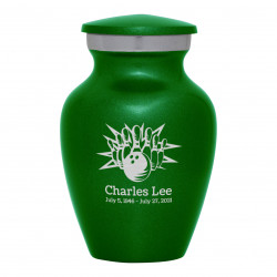 Bowling Keepsake Urn - Shamrock Green