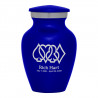 Card Suits Keepsake Urn - Midnight Blue