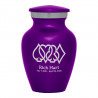Card Suits Keepsake Urn - Purple Luster