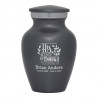 His Grace Is Enough Keepsake Urn - Gunmetal Gray