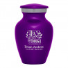 His Grace Is Enough Keepsake Urn - Purple Luster