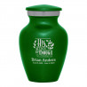 His Grace Is Enough Keepsake Urn - Shamrock Green