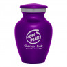 Dead Inside Keepsake Urn - Purple Luster