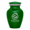 Dead Inside Keepsake Urn - Shamrock Green