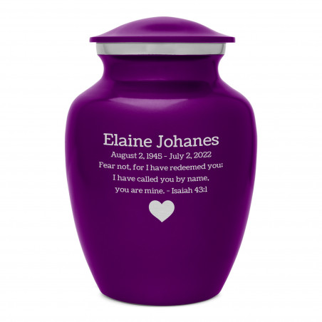 Purple Luster Sharing Cremation Urn