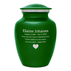 Shamrock Green Sharing Cremation Urn