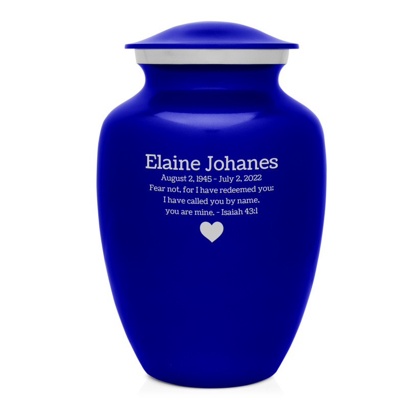 Midnight Blue Large Cremation Urn