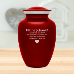 Ruby Red Large Cremation Urn
