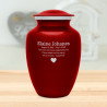 Ruby Red Large Cremation Urn